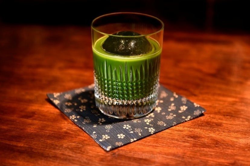 Homemade Macha Liquor With Green Tea 自家製抹茶リキュールの緑茶割り Hirai Toru 平井杜居 Cocktails Drink Planet